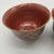Japanese Vintage Arita Ware Seirangama “Shosoin Motif” Tea Cups –Red & Gold Floral Design Set 2 For Sale - Image 10 of 17