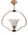 Art Deco Pendant Light from Barovier & Toso, 1940s For Sale