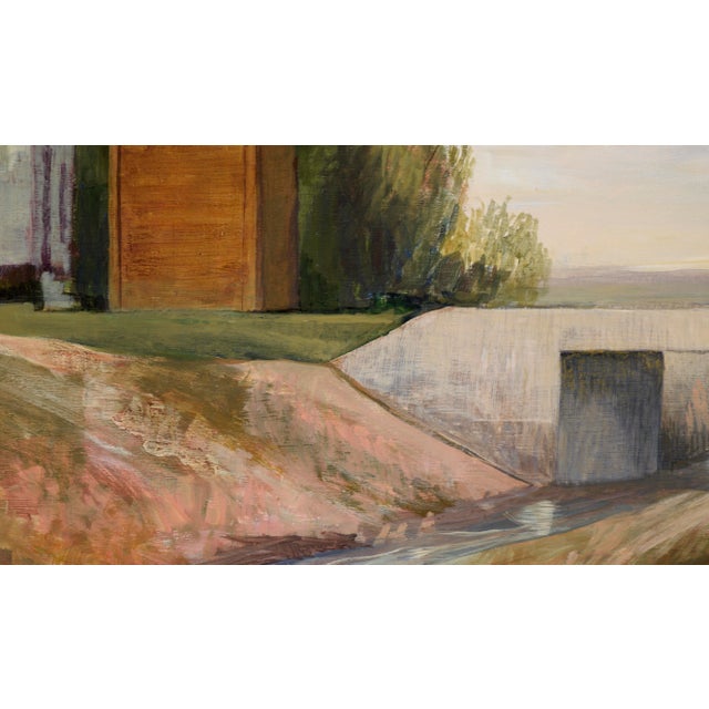 1990s Farm by the Canal - Landscape For Sale - Image 5 of 7