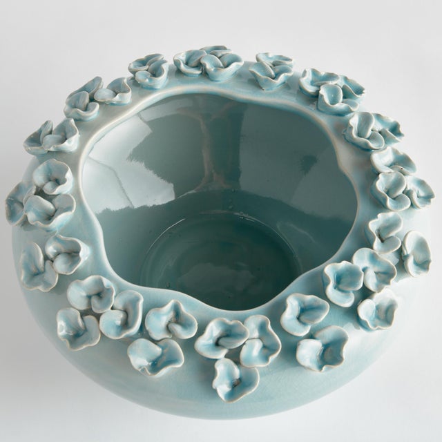 Boho Chic Petite Fleur Decorative Bowl For Sale - Image 3 of 10