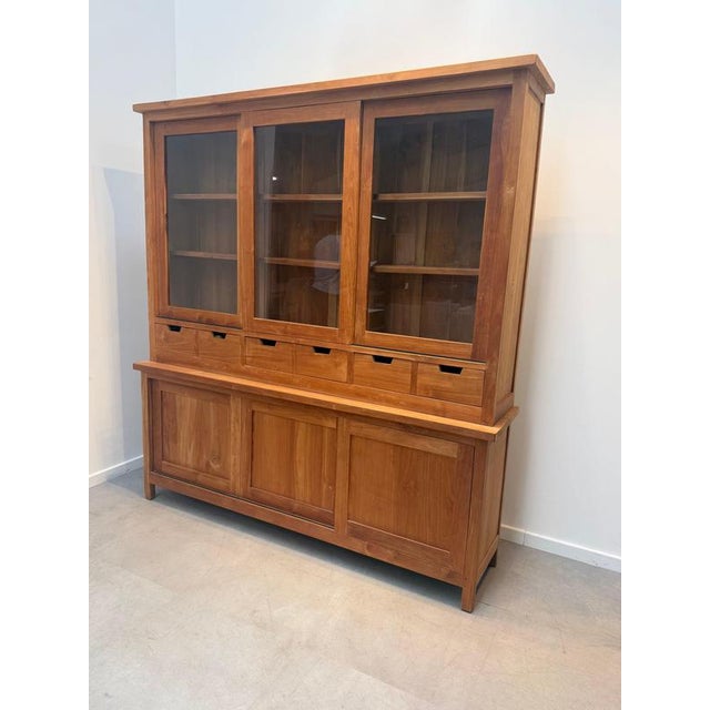 Vintage Teak Display Cabinet For Sale - Image 3 of 7