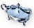Metal 1920s Adie Bros LTD Birmingham Silver Plate Salt Cellars With Cobalt Glass Liners- Set of 2 For Sale - Image 7 of 14