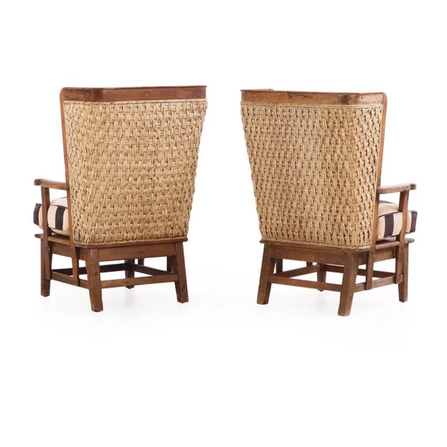 Ralph Lauren Pair of Rustic “Orkney" Chairs by Ralph Lauren For Sale - Image 4 of 9