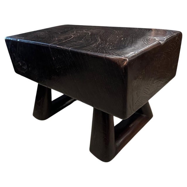 Part of the Mid Century Couture Collection, this one of a kind small bench or side table, has been handmade from a...
