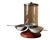 Mid-Century Modern Space Age Italian Revolving Condiment Server in Chrome, Italy, 1950s For Sale