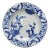 19th Century Blue & White Plate Japon Creil & Montereau For Sale