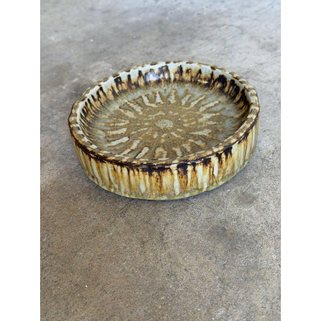 Vintage Mid-Century Modern Gefle Sweden Ceramic Small Plate 1960s For Sale - Image 9 of 10
