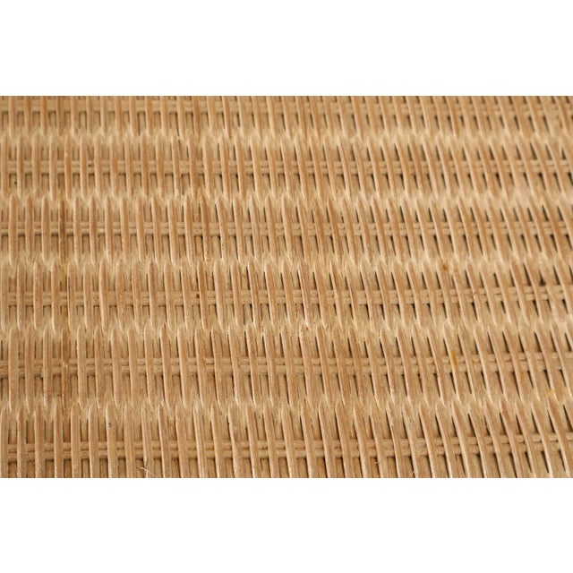 Lexington Henry Link Wicker Vanity Or Writing Desk and Chair For Sale - Image 14 of 18