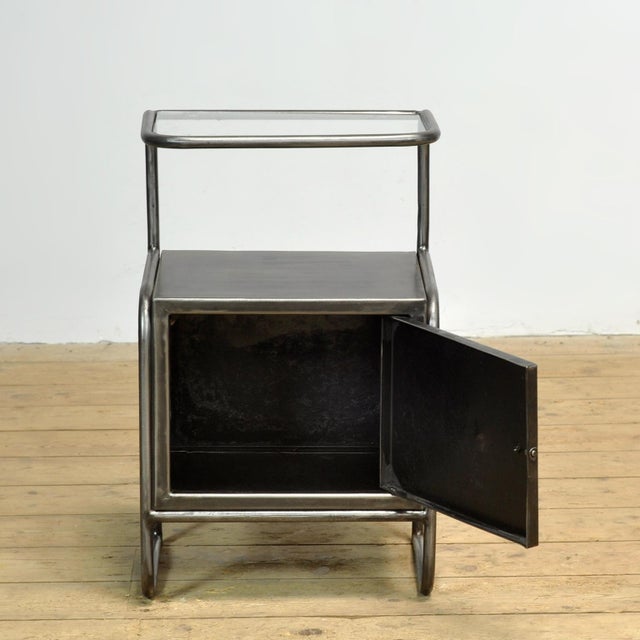 Iron Bedside Tables, 1950s, Set of 2 For Sale - Image 4 of 11