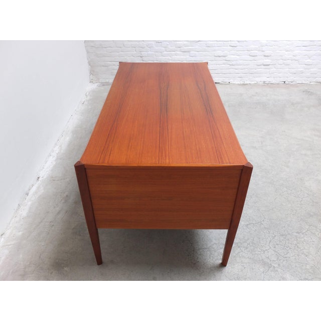 Brown Freestanding Desk with Bookshelf by Wilhelm Renz, 1960s For Sale - Image 8 of 18