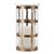 Modern Wavy Glass Candle Holder with Distressed Metal Frame 10"H For Sale - Image 3 of 5