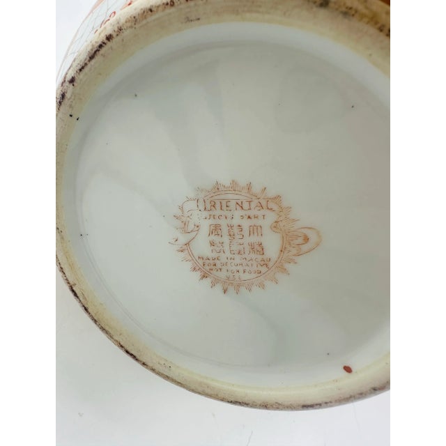 1980s Vintage Chinoiserie Vase For Sale - Image 5 of 8