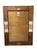 Impressive oversized wall mirror by Harrison & Gil for Dauphine, featuring a richly carved architectural wood frame with...