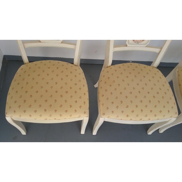 Ethan Allen Legacy Solid Wood Dining Chairs Set of 4 Chairish