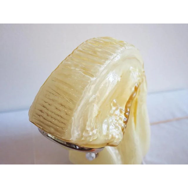 1970s Murano Glass and Chromed Metal Table Lamp from Mazzega, 1970s For Sale - Image 5 of 13