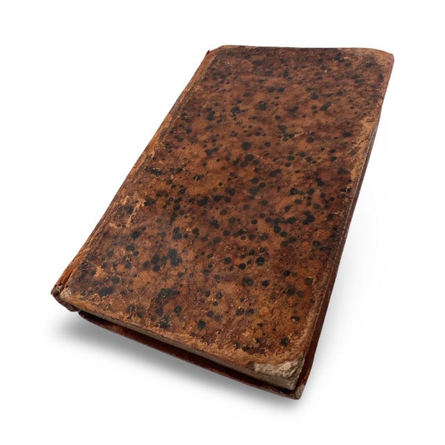 18th–Early 19th Century French Latin History Book - Petite Biographie Classique - Gilt Spine, Marbled Endpapers” For Sale - Image 9 of 9