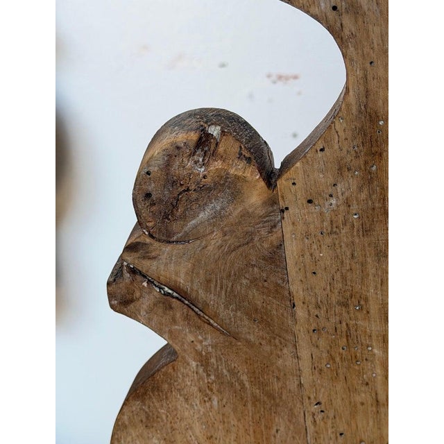 Pair of 19th C. Italian Renaissance Sgabello Hall Chairs - Heavily Carved Walnut For Sale - Image 17 of 18