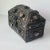 Vintage Agate Inlaid Moroccan Jewelry Box Box measures approx 7" long x 4.25" deep x 6" tall Black velvet lined interior...