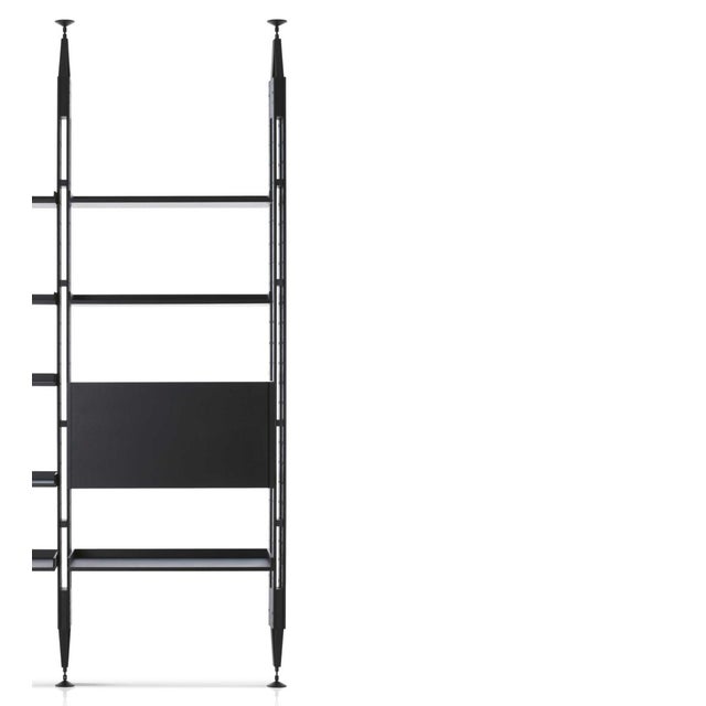 Modular Bookcase in Black Stain Wood by Franco Albini for Cassina For Sale - Image 6 of 14