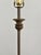Late 20th Century Vintage Taupe Crackled Finish Buffet Lamp With Shade For Sale - Image 5 of 7