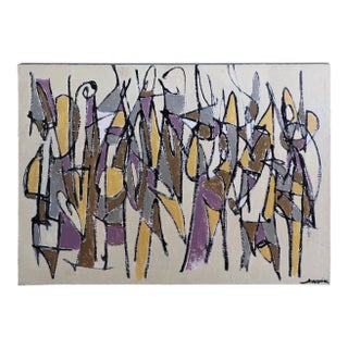 Kenneth Joaquin Acrylic on Canvas Titled "Zulu" For Sale