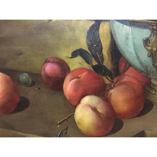 Salvatore Marinelli, Italian Still Life, Oil on Canvas, Framed For Sale - Image 4 of 6