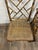 Brown Vintage Chinese Chippendale Rattan Faux Bamboo Cane Seat Chairs For Sale - Image 8 of 12