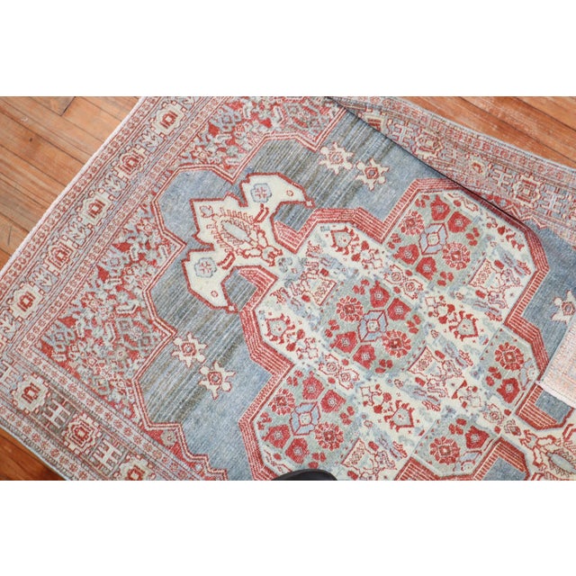 Textile Antique Senneh - 3'8" x 4'7" For Sale - Image 7 of 7