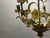 Italian Tole & Ceramic Floral Chandelier, 1960s For Sale - Image 10 of 18