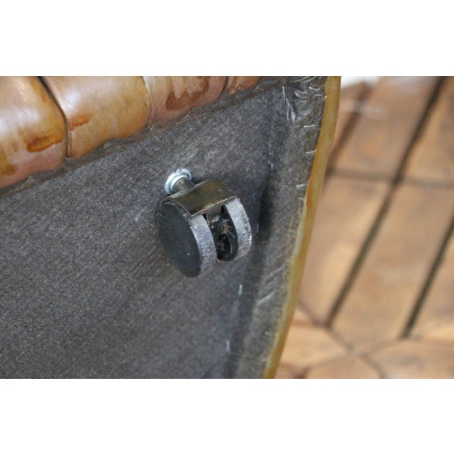 Vintage Pair of Leather Channel-Tufted Club Chairs by Martin/Brattrud, 1987 For Sale - Image 17 of 18