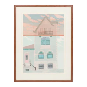 ‘944 President Street’ Lithograph by Shunji Sakuyama