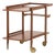 Vintage Brass and Teak Bar Cart, 1960s For Sale