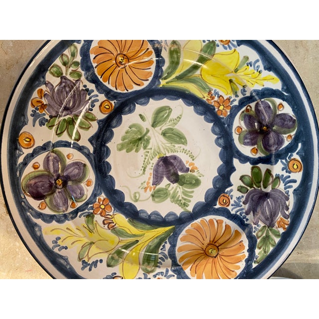 Mediterranean Handmade Spanish Plates, S/12 For Sale - Image 3 of 9