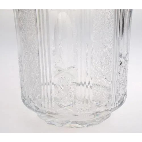 20th Century Crystal Vase, Czech For Sale - Image 4 of 7