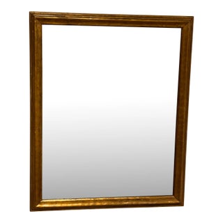 1920's Gilt Wood Wall Mirror For Sale