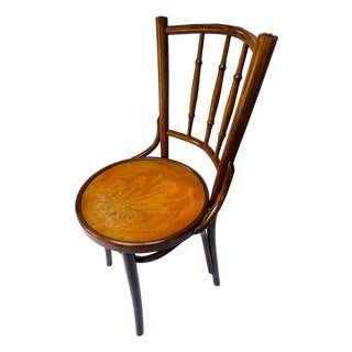 Antique J&j Kohn Mundus Model 337 Bentwood Chair Romania For Sale