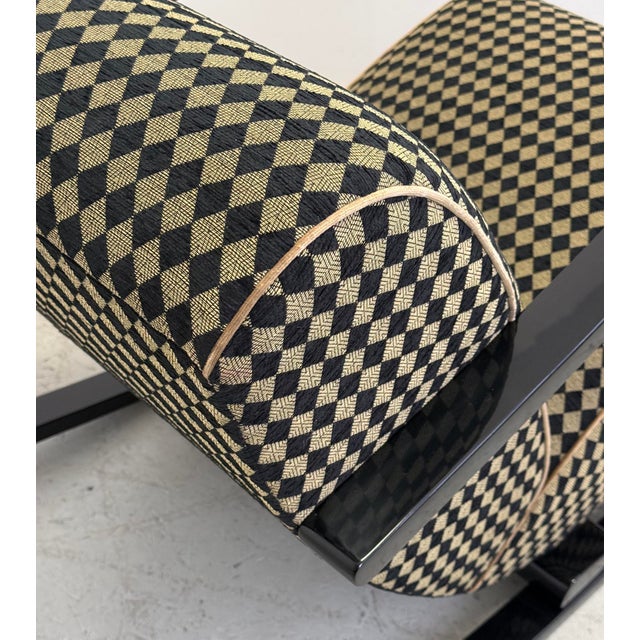Wood Art Deco Rocking Armchair, 1930s For Sale - Image 7 of 12