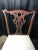 Carved Mahogany Chippendale Dining Chairs, Set of 6, White Faux Leather For Sale - Image 10 of 12