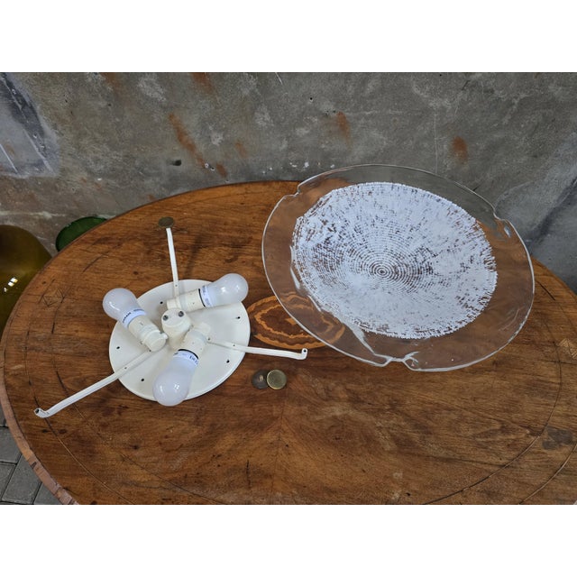 Large Vintage Ceiling Light by J. T. Kalmar for Kalmar Franken KG, 1970s For Sale - Image 9 of 10