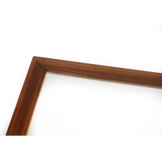 Danish Mahogany Mirror, 1890s For Sale - Image 4 of 8