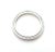 2000 - 2009 Damiani Brad Pitt Platinum 4 Diamond 3mm Band Ring Sz 8.25 For Sale - Image 5 of 6