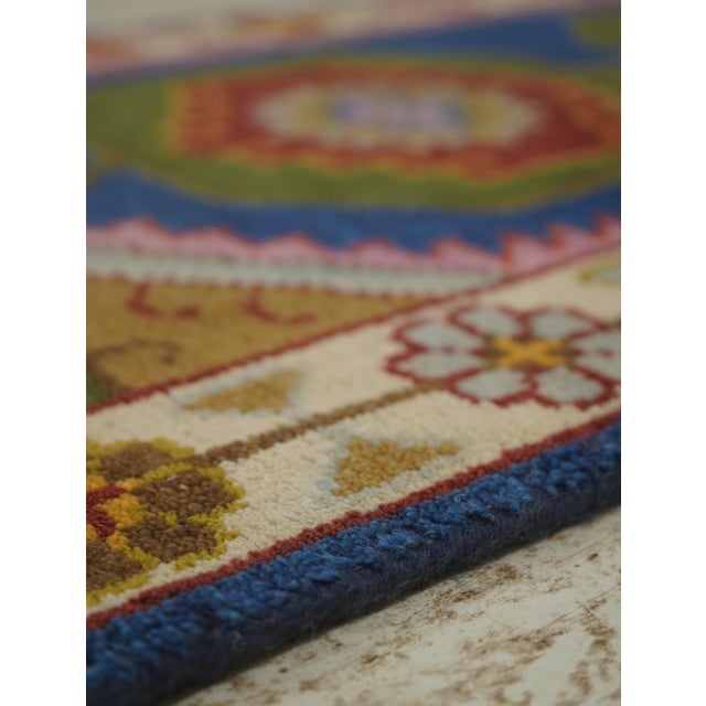 Turkish Turkish Hand Knotted Approx. 2.5’ X 8’ Wool Runner Rug For Sale - Image 3 of 6