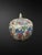 Chinoiserie Chinese Export Polychrome ‘Grapevine’ Ginger Jar and Cover For Sale - Image 3 of 3