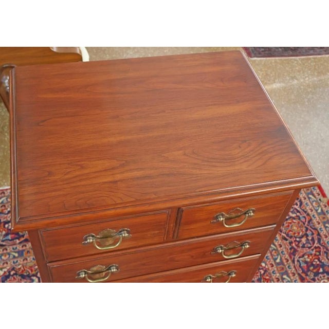1990s Henkel Harris Virginia Galleries Cherry Wood 7 Drawer Lingerie Chest For Sale - Image 13 of 13