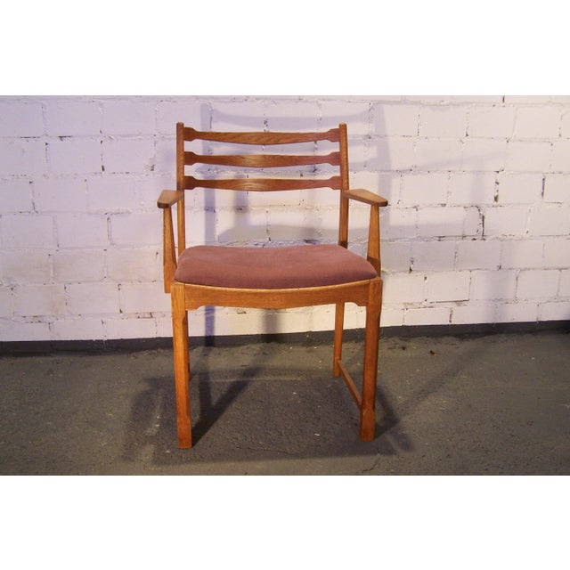 Modern Danish Armchair in Oak by Vestervig Eriksen BrBr.Tromborg, 1950s For Sale - Image 6 of 6