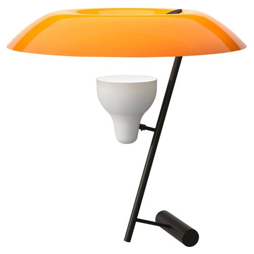Model 548 Lamp in Burnished Brass with Orange Diffuser by Gino Sarfatti for Astep For Sale - Image 13 of 13
