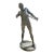 Massive Bronze Gladiator by Baucke Sculpture Signed and Dated 1910 36" Tall For Sale