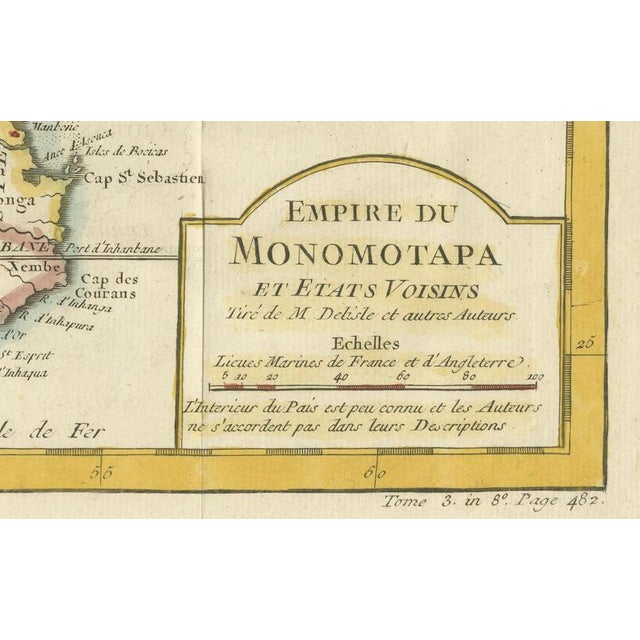 Copper Monomotapa Empire Map, 1740 For Sale - Image 8 of 10