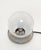 - Pair of table or bedside lamps - The base is chromed - Mounted Murano blown glass spheres - They mount a small E 14...