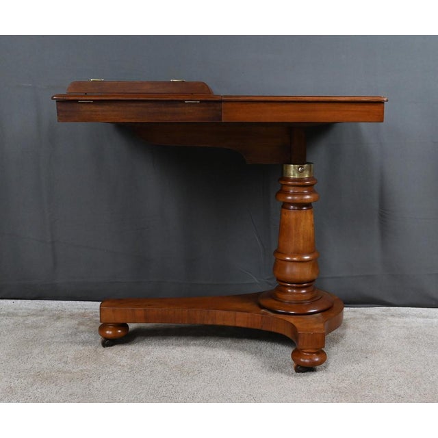 Victorian Mahogany Reading Table, England, Mid-19th Century For Sale - Image 14 of 18